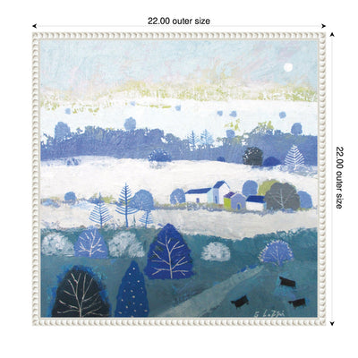 Sylvie Winter Dales Framed Canvas by Giuliana Lazzerini