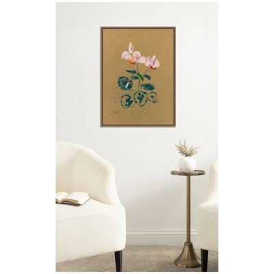 Cyclamen 1916 Odilion Redon by Nostalgia Prints Framed Canvas Wall Art Print