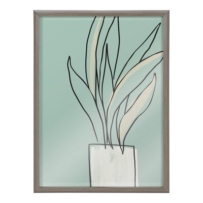Blake Serene Growth Framed Printed Glass by Elizabeth Silver by kateandlaurel - product image 2 for Resin Society