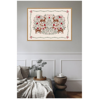 Sylvie Framed Canvas The Winter Woods by Vicky Yorke