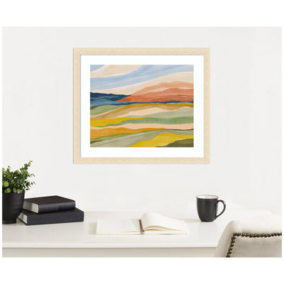 Framed Art Vibrant Rhythm by Nikita Jariwala