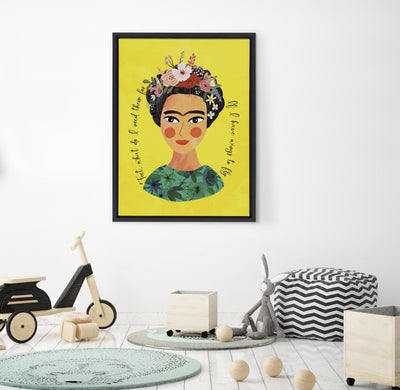 Sylvie Frida Framed Canvas By Mia Charro by kateandlaurel - product image 6 for Resin Society