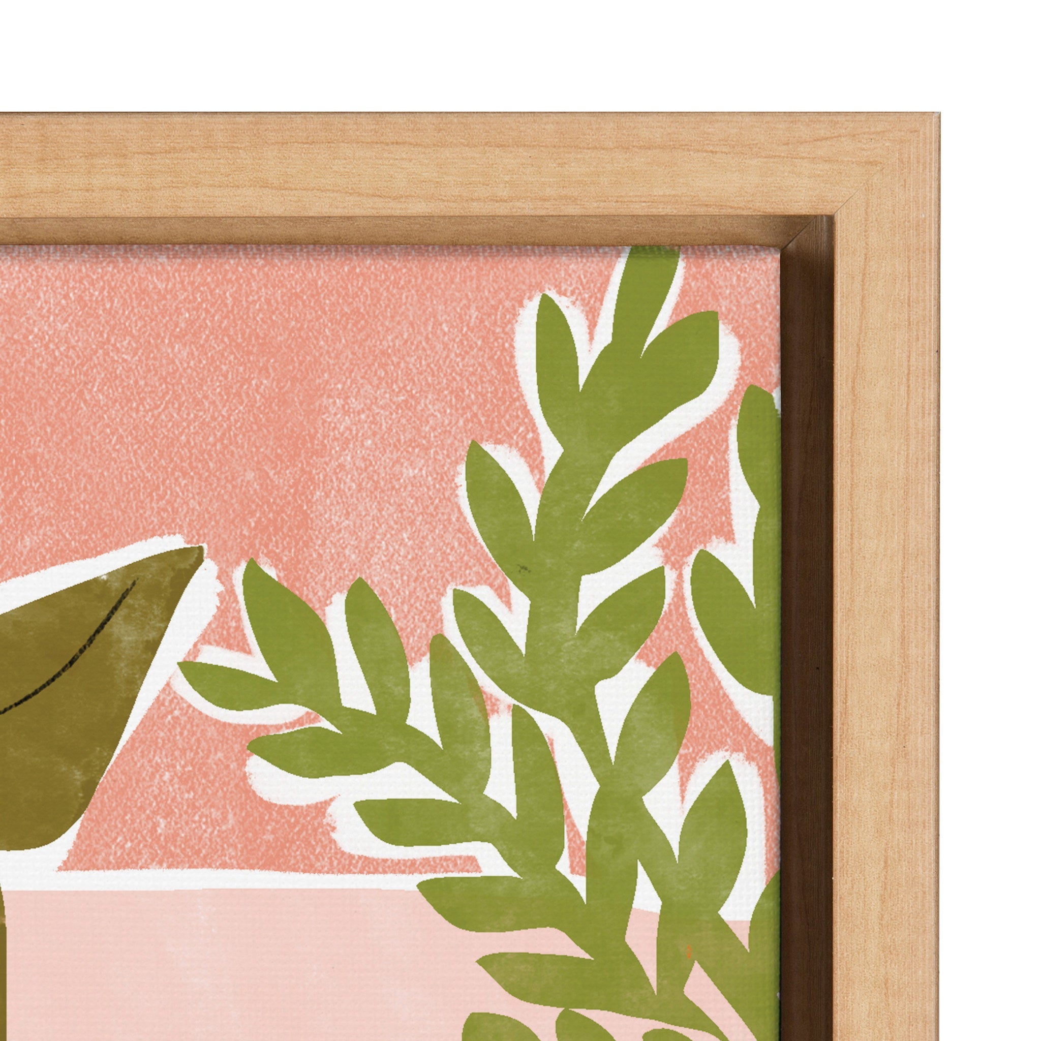 Sylvie Never Enough Plants Framed Canvas by kateandlaurel - product image 3 for Resin Society