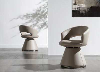 Portofino Swivel Dining Armchair detail image - Resin Society