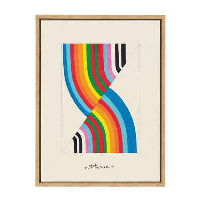 Sylvie Its Always an Almost Framed Canvas by Amber Vittoria