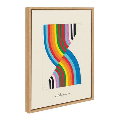 Sylvie Its Always an Almost Framed Canvas by Amber Vittoria