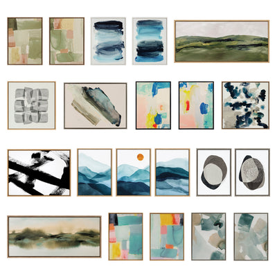 Sylvie Color Exploration II Framed Canvas by Amy Lighthall
