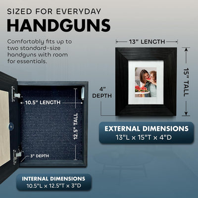 Hidden Gun Safe Picture Frame by Bellewood Designs - product image 6 for Resin Society