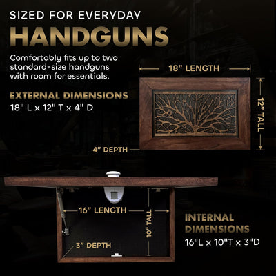 Gun Concealment Furniture by Bellewood Designs - product image 6 for Resin Society