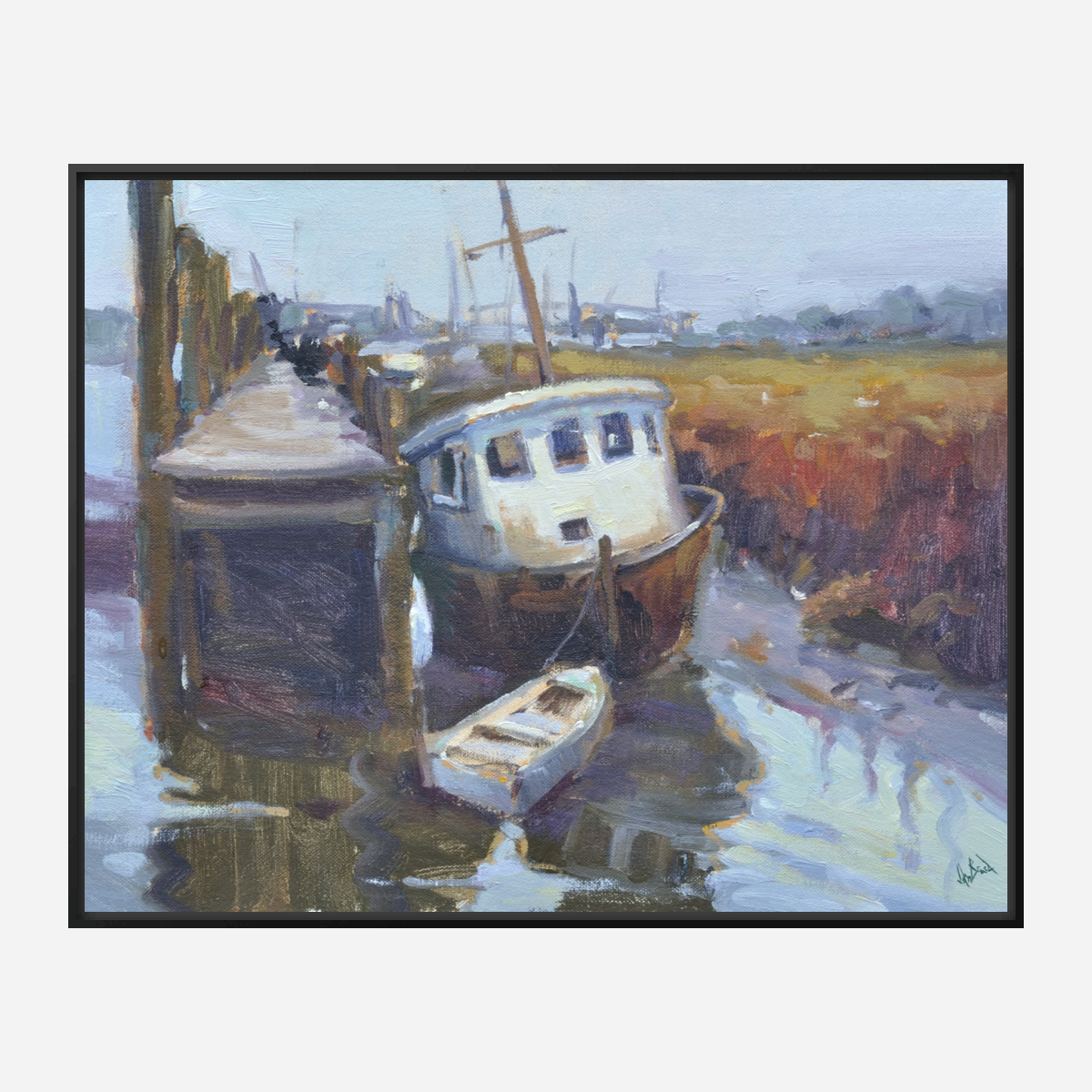 Dingy Artist Enhanced Canvas Print by John Beard Collection - product image 5 for Resin Society
