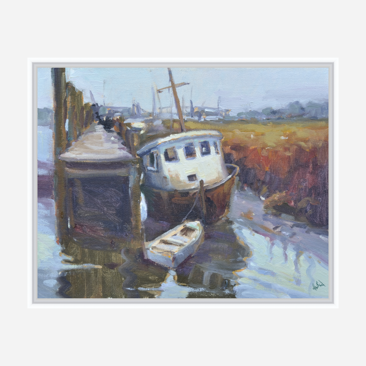 Dingy Artist Enhanced Canvas Print by John Beard Collection - product image 6 for Resin Society