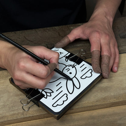 DIY Bunny Carving Kit with V-Chisel and step-by-step video guide by Sharky Forged Steel Tools