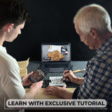 DIY Bunny Carving Kit with V-Chisel and step-by-step video guide by Sharky Forged Steel Tools