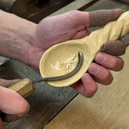 DIY Spoon Carving Kit for Beginners with Hook Knife and Whittling Tools