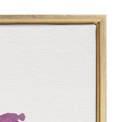 Sylvie Wildflorals Framed Canvas by kateandlaurel - product image 3 for Resin Society
