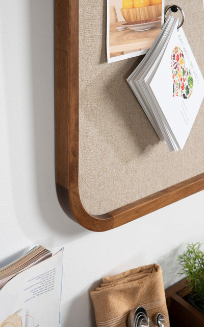 Hutton Wood Framed Fabric Pinboard by kateandlaurel - product image 15 for Resin Society