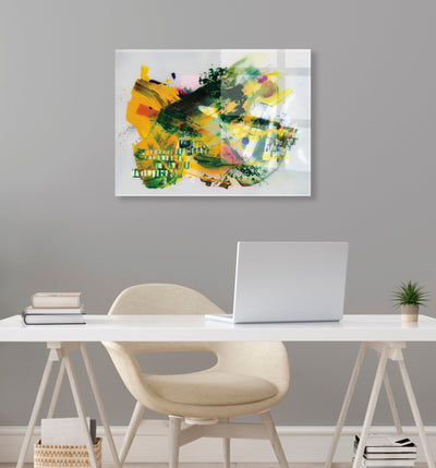 Garden of a Split Second Painting Floating Acrylic Art by kateandlaurel - product image 7 for Resin Society