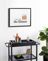 Sylvie Call Me Old Fashioned Framed Canvas by The Creative Bunch Studio by kateandlaurel - product image 12 for Resin Society