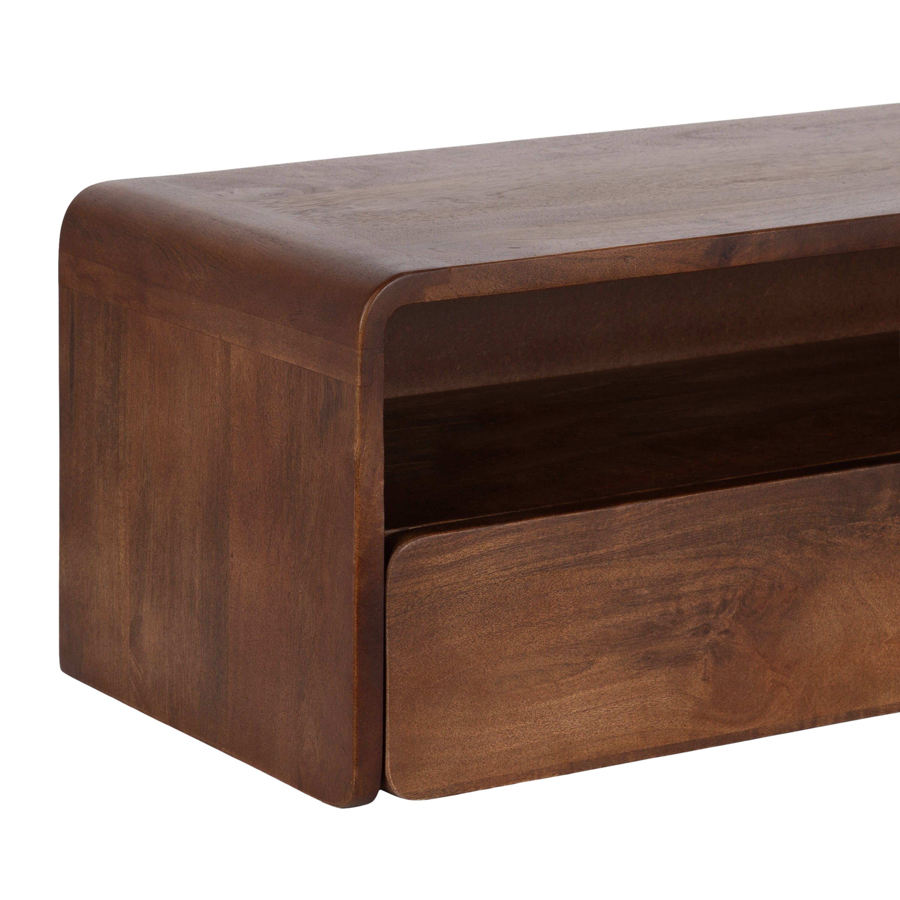 Kato Wood Floating Console Table