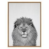 Sylvie Lion Framed Canvas by Simon Te Tai by kateandlaurel - product image 8 for Resin Society