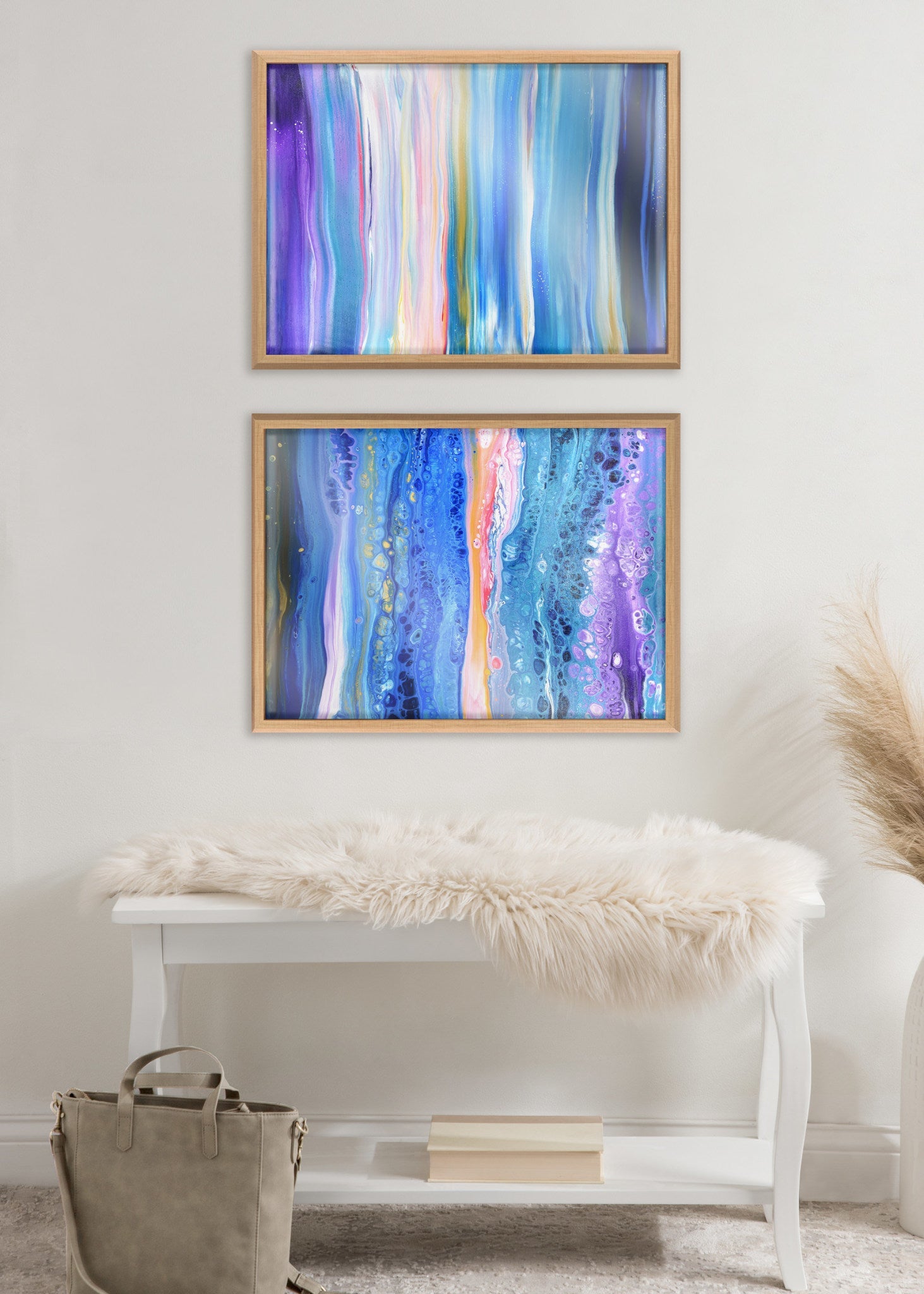 Blake Seaside Serenity Framed Printed Art by Xizhou Xie