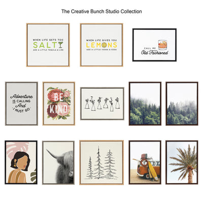 Sylvie Neutral Botanical 1 and 2 Framed Canvas Set by The Creative by kateandlaurel - product image 7 for Resin Society