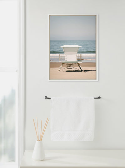Sylvie Surf Shack Framed Canvas by kateandlaurel - product image 5 for Resin Society