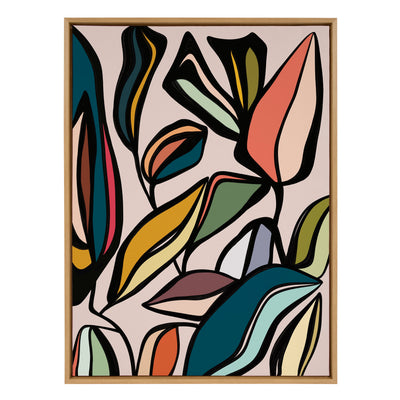 Sylvie Fanciful Ficus Framed Canvas by Alicia Bock