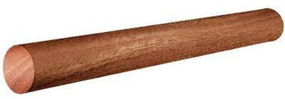 VENTRAL 3/4 Inch Mahogany Dowel Rod Sticks Unfinished Wood for Hobby Crafts