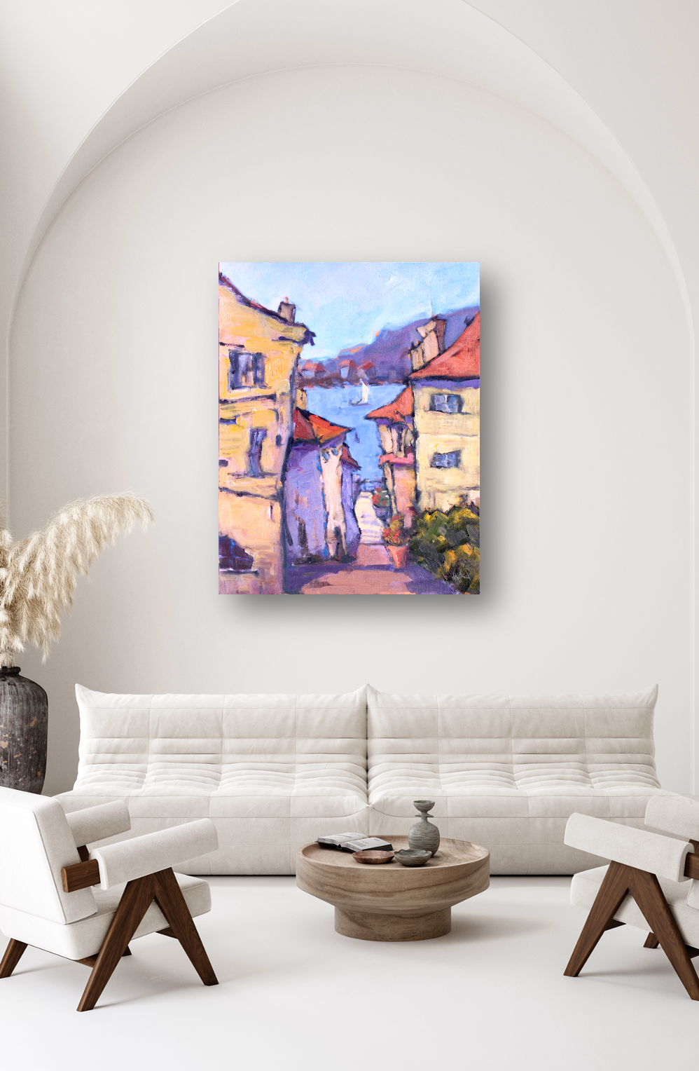 Down to the Water Artist Enhanced Canvas Print