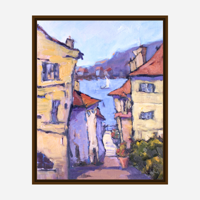 Down to the Water Artist Enhanced Canvas Print