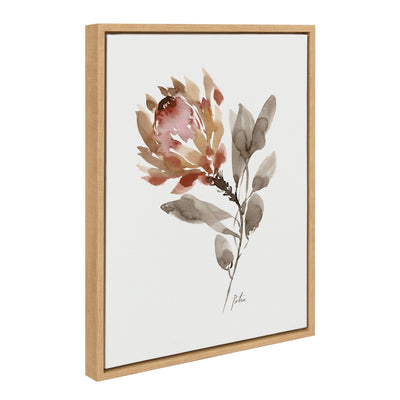 Sylvie Wild King Protea Framed Canvas by kateandlaurel - product image 2 for Resin Society