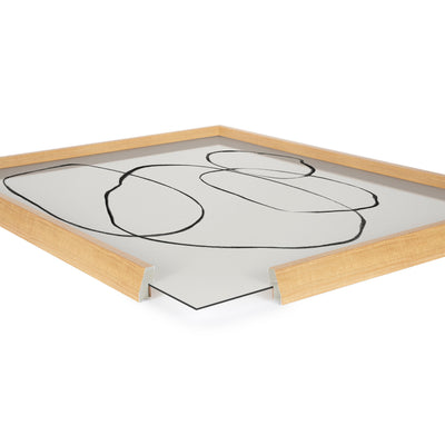Blake 869 Going In Circles Framed Printed Glass by Teju Reval of by kateandlaurel - product image 9 for Resin Society