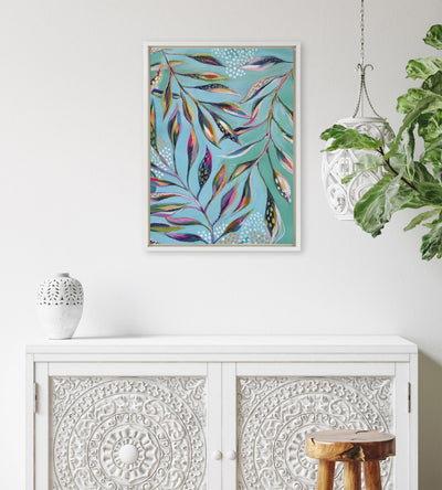 Sylvie A Tranquil Moment Framed Canvas by Jessi Raulet of Ettavee
