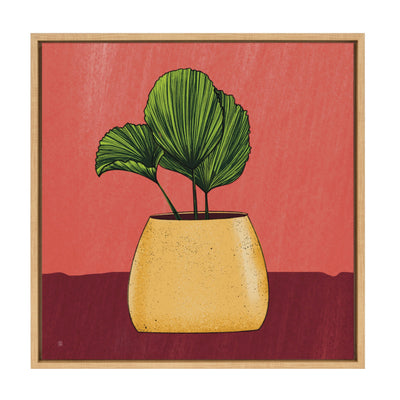 Sylvie East Wind Framed Canvas by kateandlaurel - main product image for Resin Society