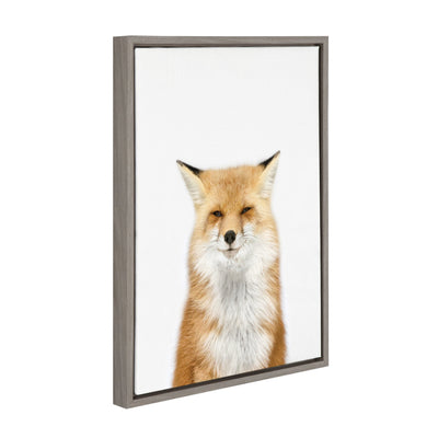 Sylvie Animal Studio Fox 3 Framed Canvas by Amy Peterson Art Studio