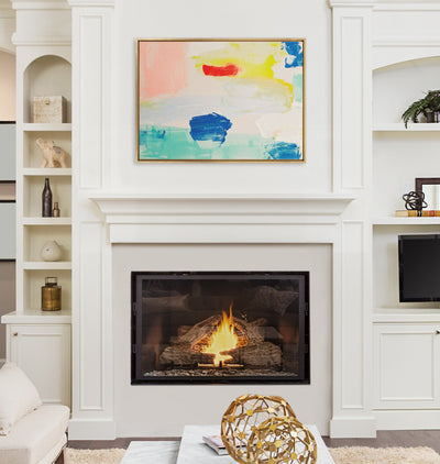 Sylvie Pop of Color II Framed Canvas by Amy Lighthall