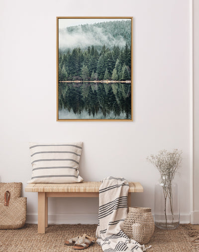 Sylvie Misty Forest Framed Canvas by Emiko and Mark Franzen of F2Images