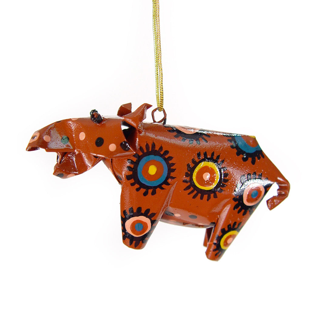 Hippo Ornament by Mbare Ltd - main product image for Resin Society