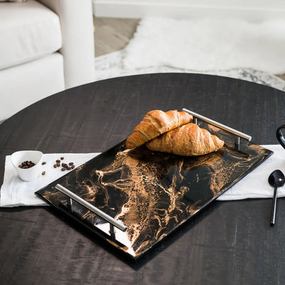Acrylic Resin Serving Tray by Lynn & Liana Designs in various colors and patterns