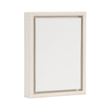 Rectangular 8x10 canvas with a white textured frame featuring a beaded design, shown at a slight angle against a white background.