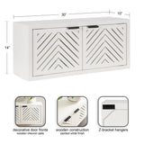 Mezzeta Decorative Wood Wall Cabinet