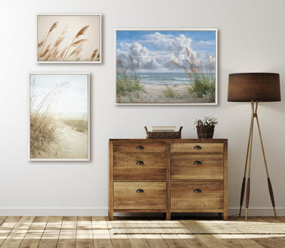 Sylvie Beaded Summer Breeze Framed Canvas by Abraham Hunter