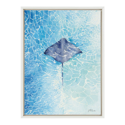 Sylvie Stingray Framed Canvas by kateandlaurel - product image 2 for Resin Society