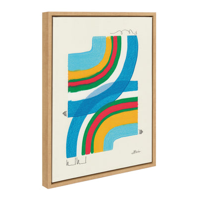 Sylvie A Plan For Myself Framed Canvas by Amber Vittoria
