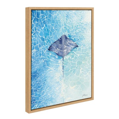 Sylvie Stingray Framed Canvas by kateandlaurel - product image 7 for Resin Society