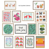 Sylvie Navy Ginkgo and Navy Ginkgo Trio Framed Canvas by kateandlaurel - product image 6 for Resin Society