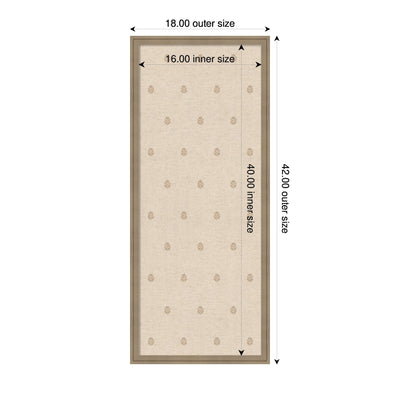 Pinboard Beige Botanical Block Print