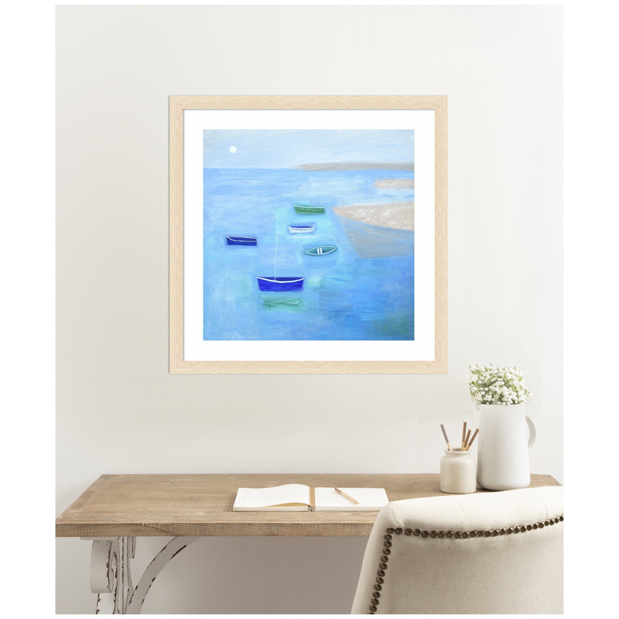 Framed Art Calm Waters by Giuliana Lazzerini