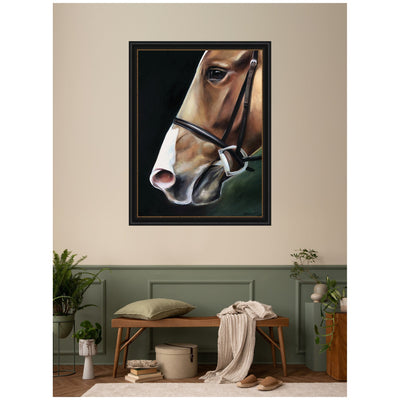 Chestnut Horse by Mary Sparrow Framed Wall Art Print